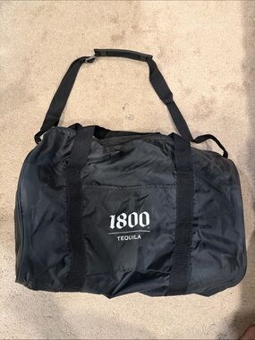 1800 Tequila Black Duffel Bag NWOT